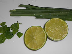 Suco de capim-limão ingredientes